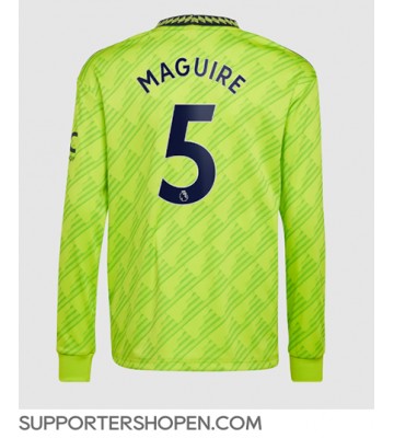 Manchester United Harry Maguire #5 Tredje Matchtröja 2022-23 Långärmad